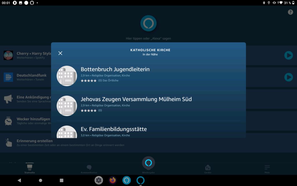 Alexa-Suche