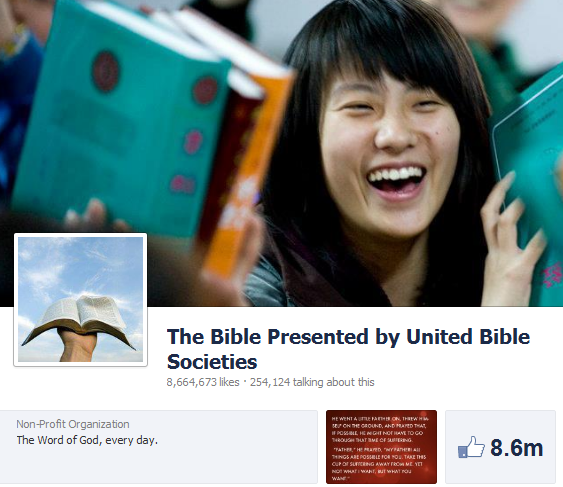Bibel auf Facebook