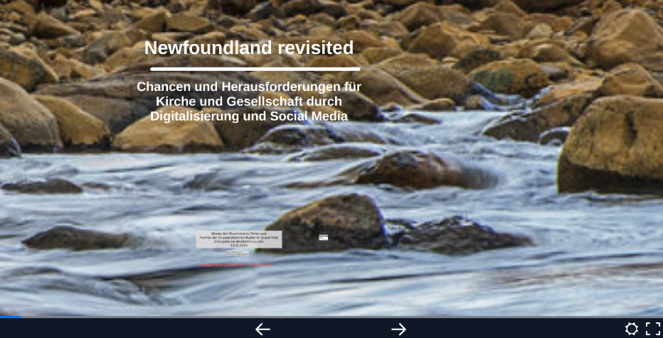 Präsentation zu #Neuland